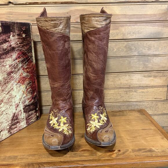 Old Gringo Women’s Western Boots Lila L-1052-3 Size 7B Two Tone Embroidery Bling - Picture 2 of 16